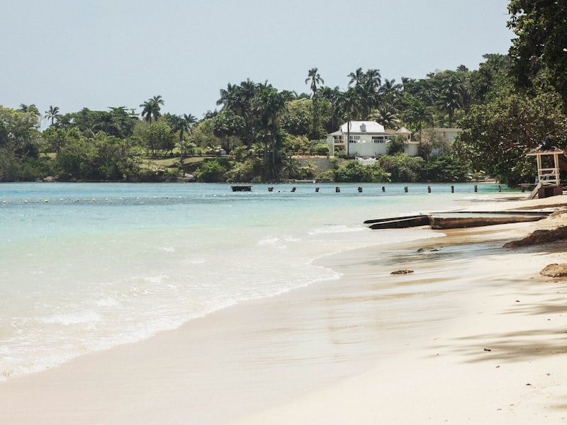 A calm beach in Negril, Jamaica